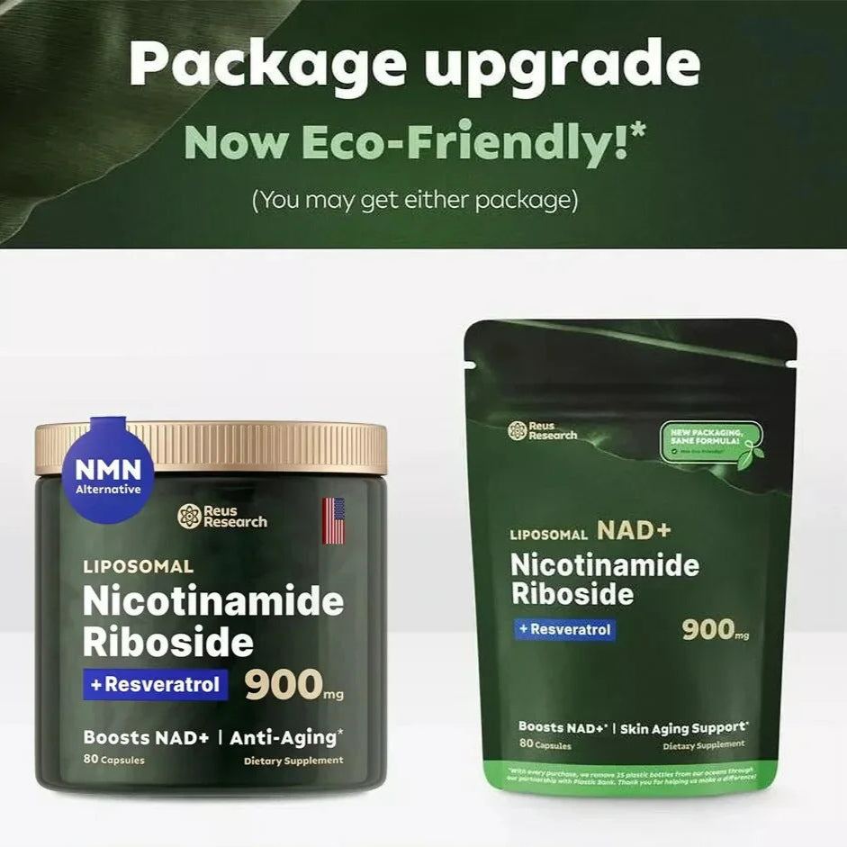 2 Bottle NAD Booster Aging Supplement