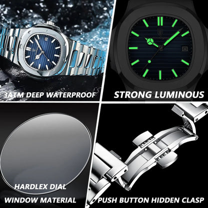 Man Watch Sports Waterproof