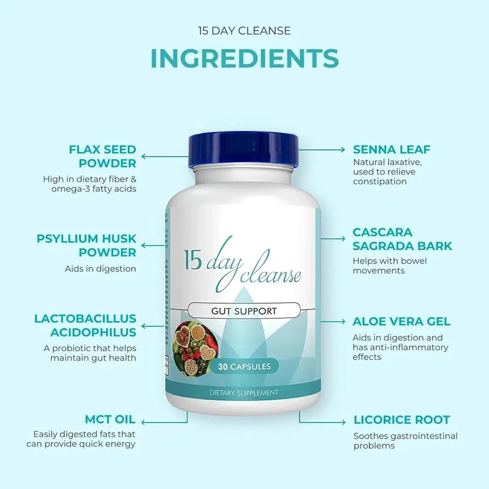 Intestinal Cleansing and Detoxifying Capsules