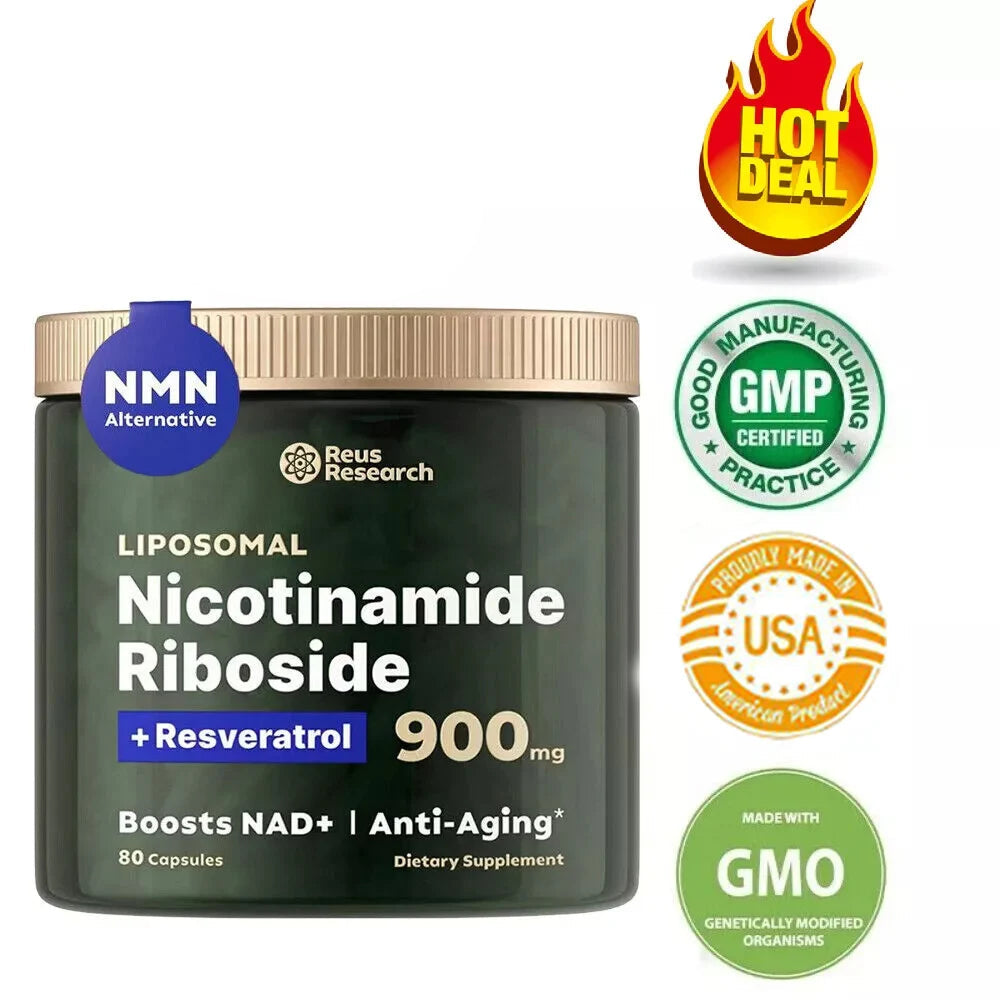 2 Bottle NAD Booster Aging Supplement