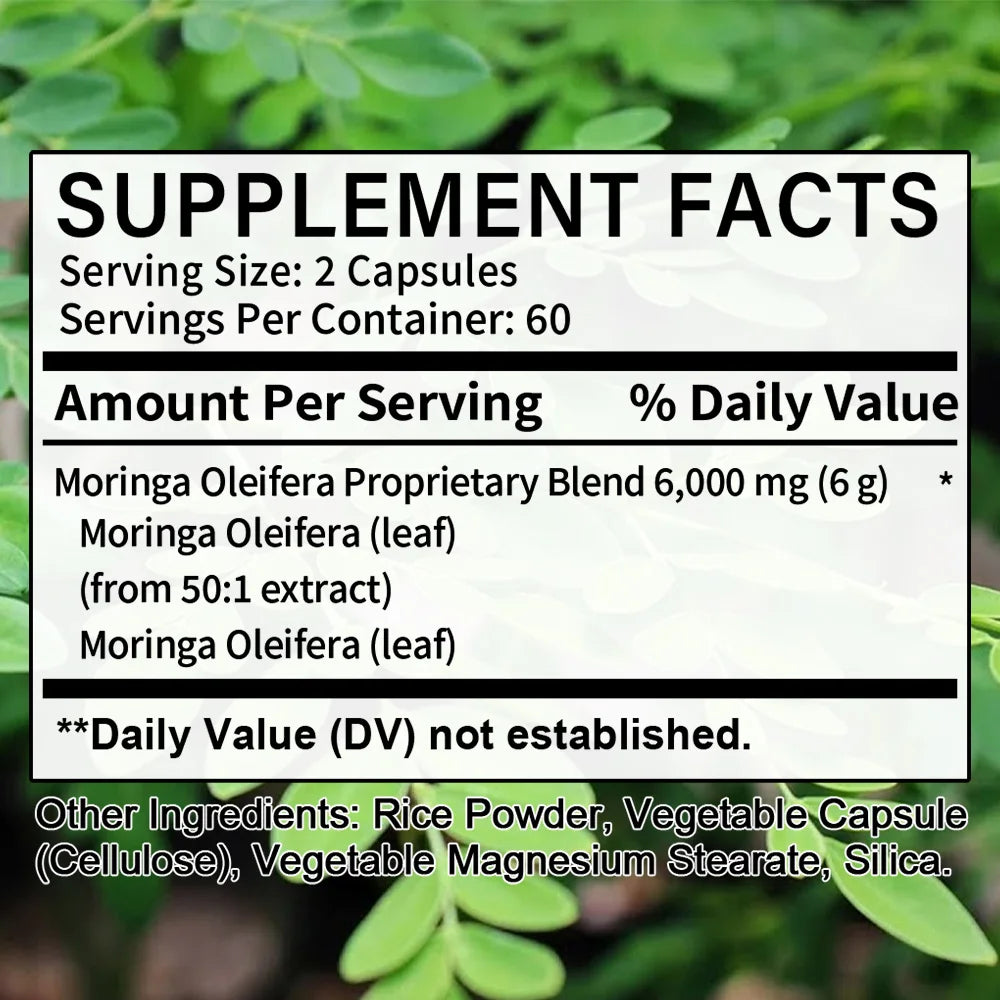 Natural Moringa Capsules