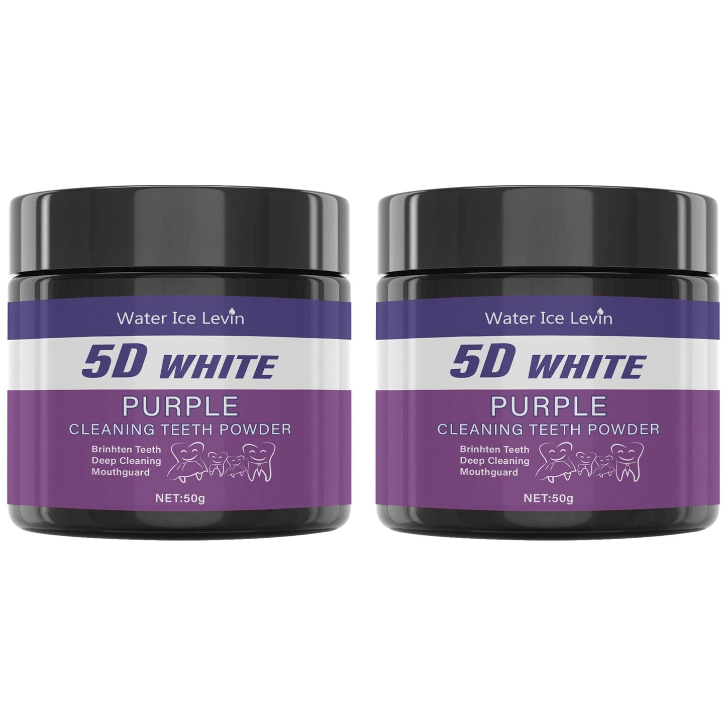 Purple Teeth Cleaning Powder