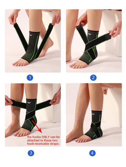 1 Pc Adjustable Compression Ankle Support Men & Women
