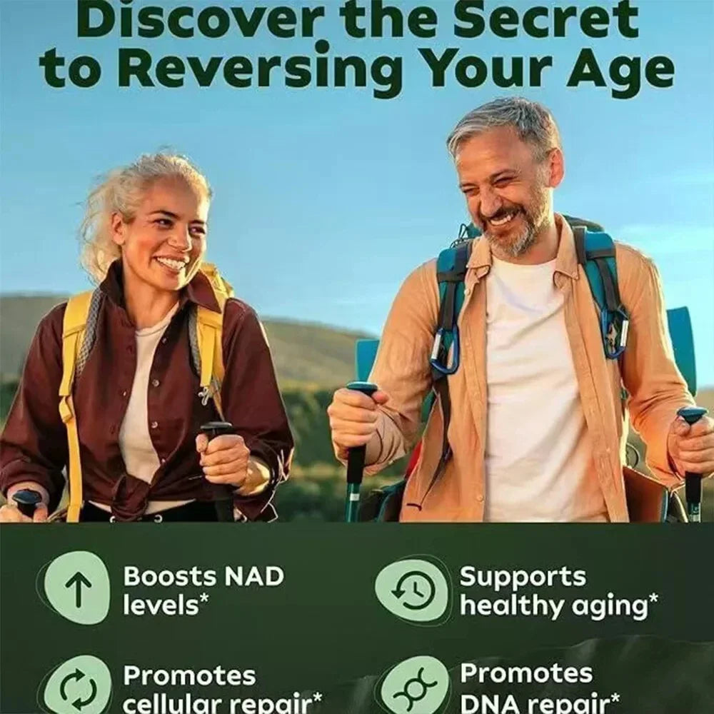 2 Bottle NAD Booster Aging Supplement