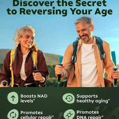 2 Bottle NAD Booster Aging Supplement