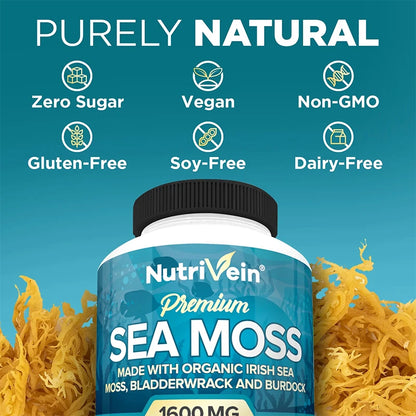 Organic Sea Moss Supports