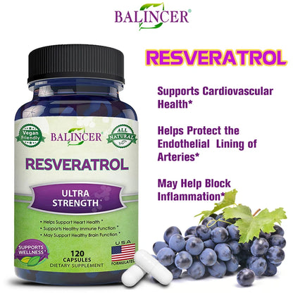 Resveratrol Capsules Support