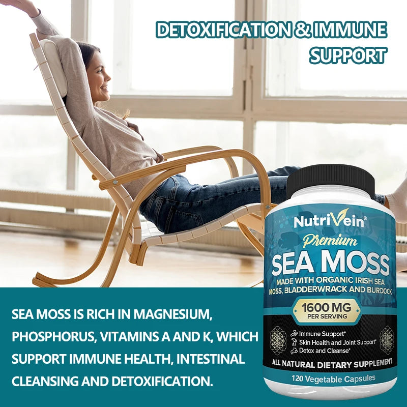 Organic Sea Moss Supports