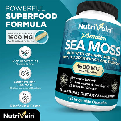 Organic Sea Moss Supports