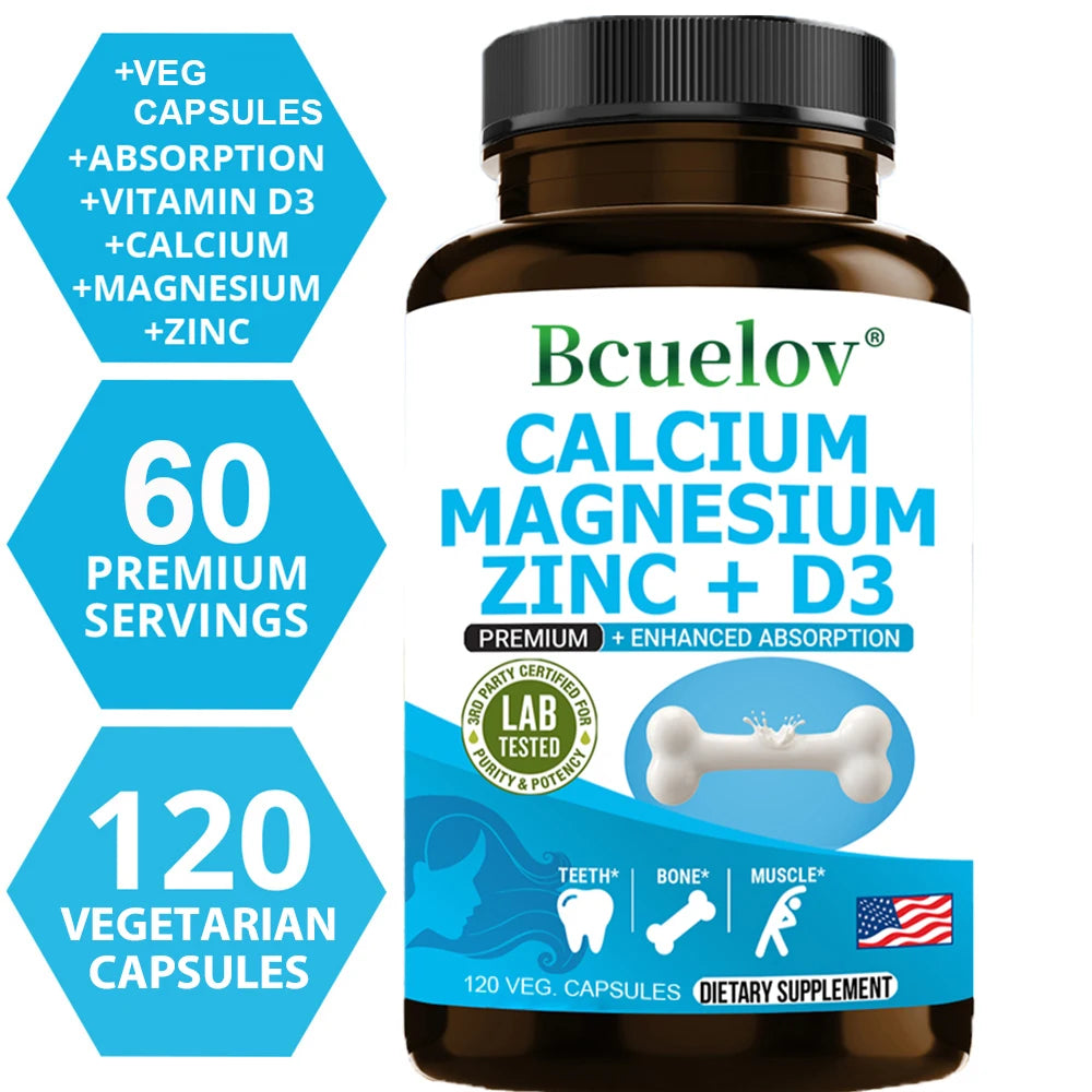 Calcium Magnesium Zinc Vitamin D3 Supplement