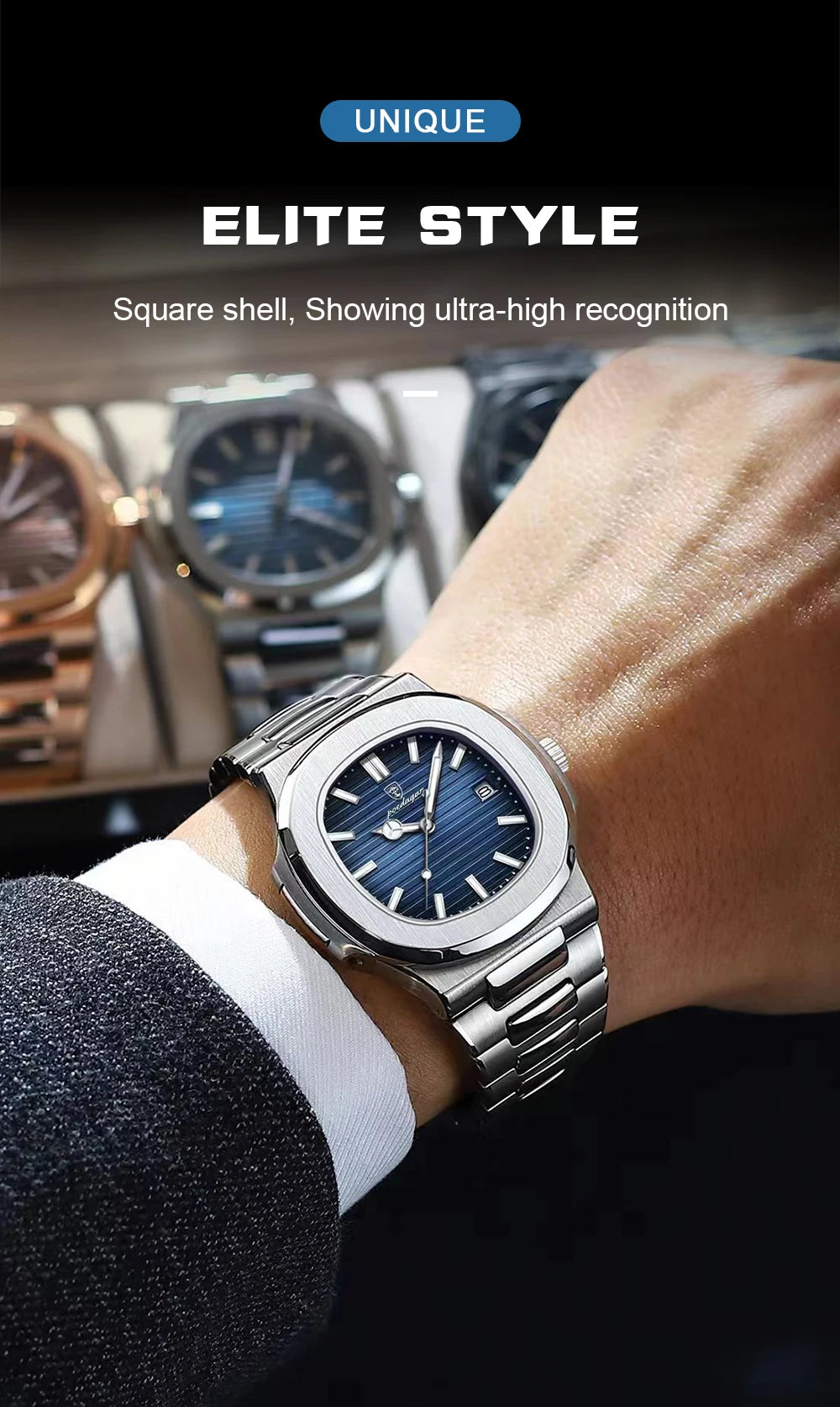 Man Watch Sports Waterproof