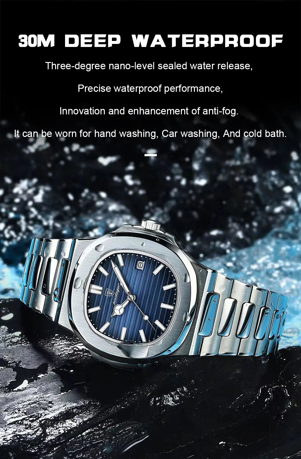 Man Watch Sports Waterproof