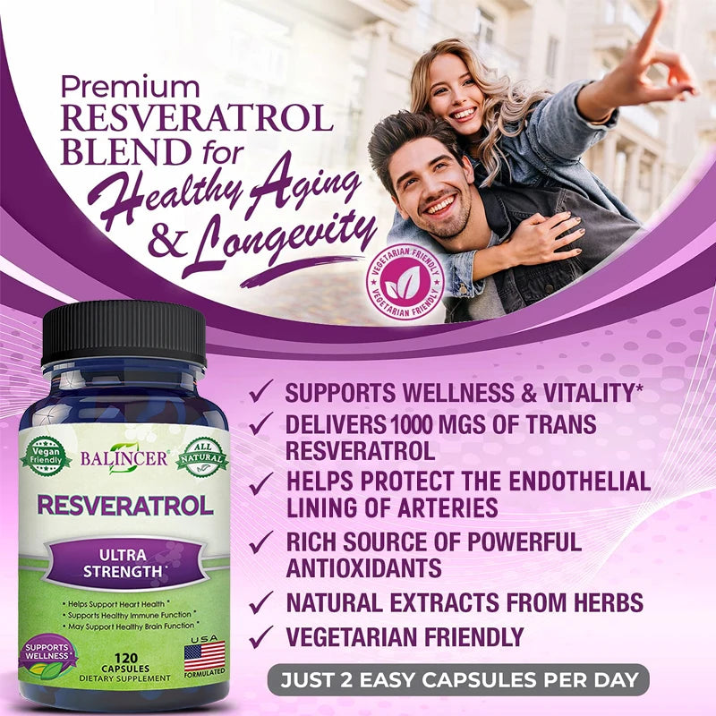 Resveratrol Capsules Support