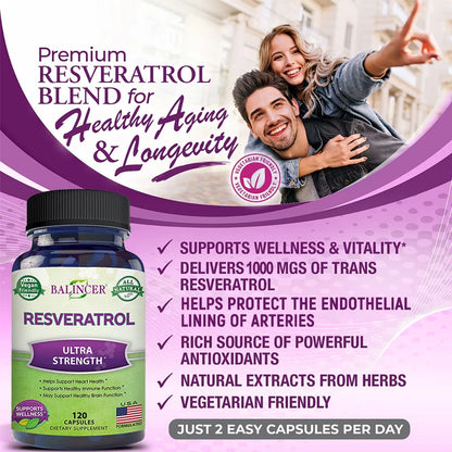 Resveratrol Capsules Support