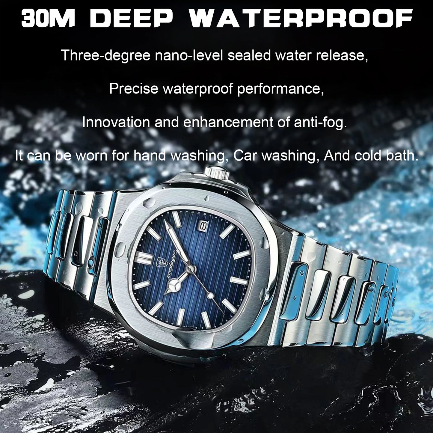 Man Watch Sports Waterproof